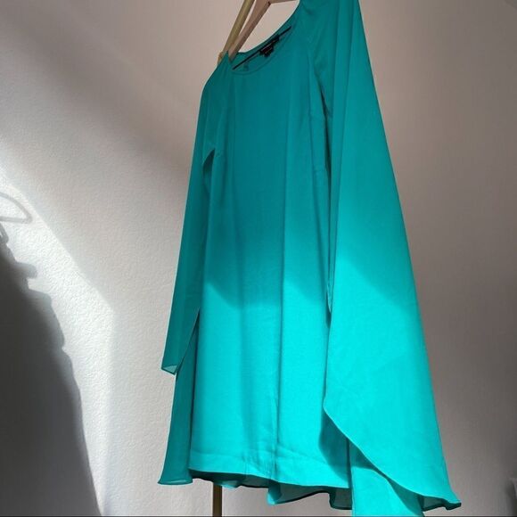 Marciano by Guess Sapphire Cape Cocktail Dress S NEW - Picture 2 of 7